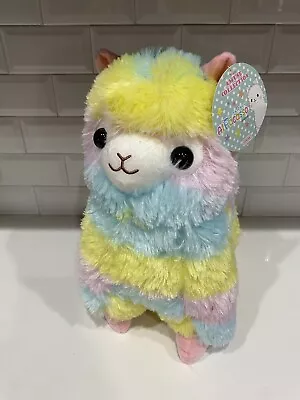 Amuse Rainbow Alpaca Cute Alpacasso 16  Plush NWT • $26