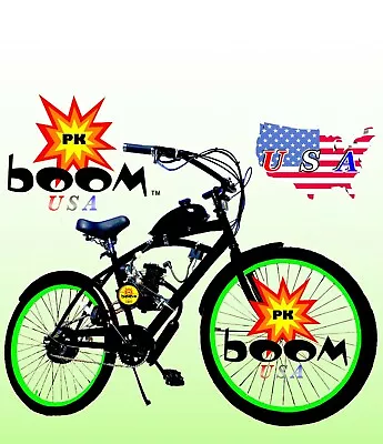 66cc/80cc 2-STROKE MOTORIZED BIKE KIT AND 26” CRUISER BICYCLE DIY • $502