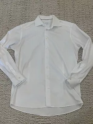 Eton Dress Shirt Mens 16.5 42 White Contemporary Work Career Casual • $39