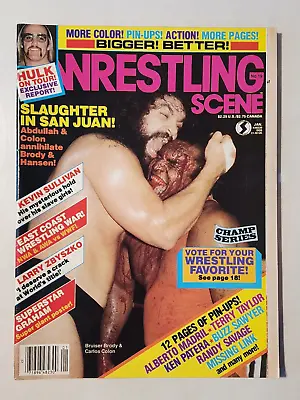 Wrestling Scene Magazine Issue No. 19 Hulk Hogan Randy Savage Ken Patera & More • $9.99