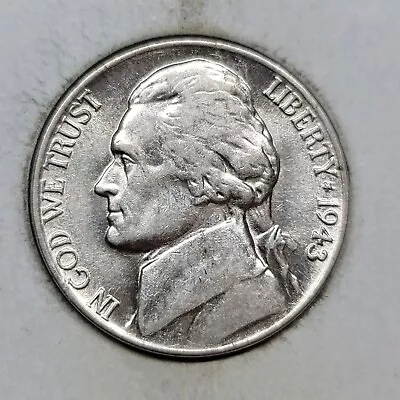 1943 D Denver Mint Silver Jefferson War Nickel • $5.95