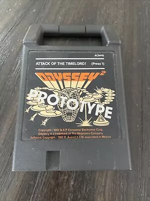 Attack Of The Timelord! - Magnavox Odyssey 2 Prototype Video Game Cartridge • $400