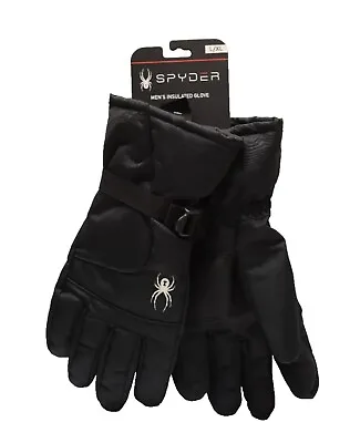 Spyder Men's Shredder Ski Gloves Size S/M Black New! NWT • $29.99