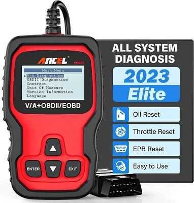 $44.99 • Buy ANCEL VD500 OBD2 Diagnostic Scanner For VW Audi Skoda Seat Diagnosis ABS SRS 
