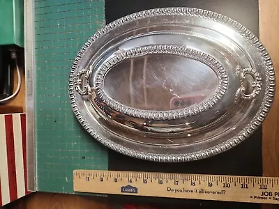 Wilcox LS Silver Plate Oval Buffet Serving Dish With Top - Vintage • $9.99