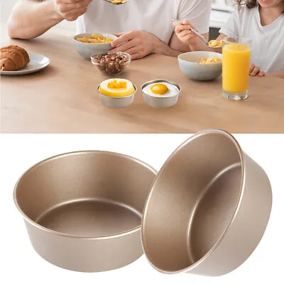 2 X Air Fryer Egg Moulds Nonstick Air Fryer Baking Pans For Cooking Baking • £6.58