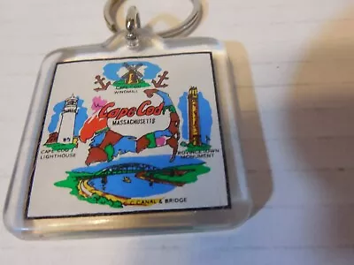 Cape Cod Cape Cod Lighthouse Niagara Falls Keychain Key Chain  Lucite Key Ring • $7.99