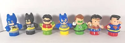 $11.99 • Buy 4 Fisher Price Little People DC FRIENDS SUPER HEROES  Batman Joker Batgirl 