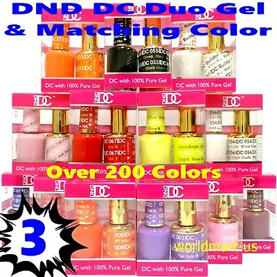 DND DC Gel Nail Polish Soak Off 0.6.oz Color Gel Duo Choose (2436- 2543) Part 3 • $9.49