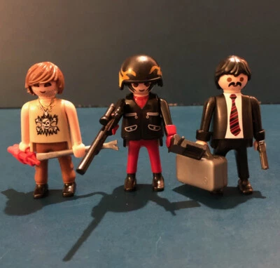 Playmobil Police: Criminals For The Police To Catch - Bad Guys Baddies Robber • £6