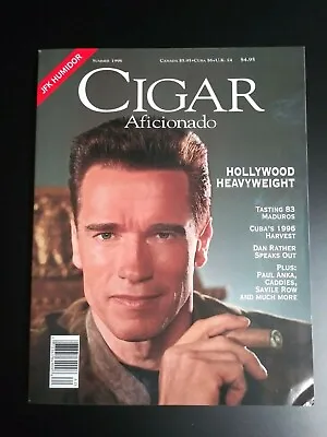 £8.05 • Buy Cigar Aficionado Magazine Summer 1996 Arnold Schwarzenegger, Dan Rather, Anka