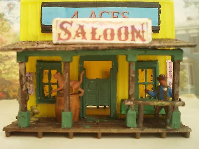 HO Scale Building  Old West Saloon Detailed Painted Kibri • $18.95