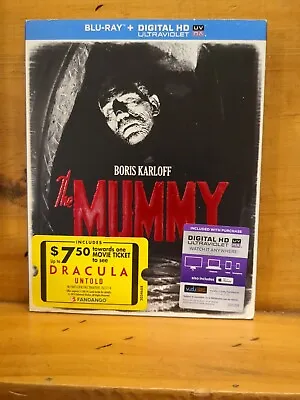 The Mummy (Blu-ray + Digital W/ Slipcover) 1932 Boris Karloff NEW SEALED • $6.25