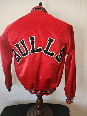 🔥🚨Vintage Chalk Line SM Chicago Bulls Starter Style Spellout Jacket EUC Rare! • $299.99