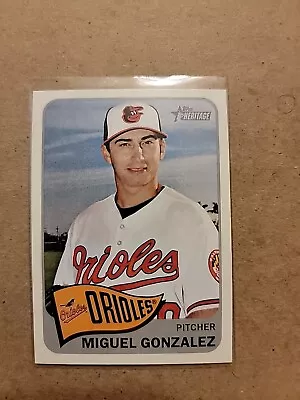 2014 Topps Heritage #223 Miguel Gonzalez Orioles • $1.50