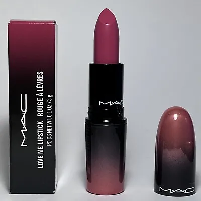 BNIB MAC *407 AS IF I CARE* Love Me Lipstick ~ Deep Mauvey Pink • $14