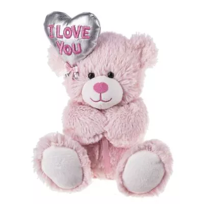 Ganz E3 Valentine Balloon Hoodie Teddy Bear Plush Toy 7  - I Love You HV9503 • $19.54