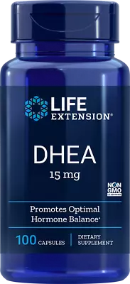 Life Extension DHEA 15 MG 100 Caps (PACK Of 2) • $21