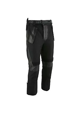 Xelement Men’s Road Racer Black Tri-Tex Leather Motorcycle Racing Pants Size 36 • $32.85