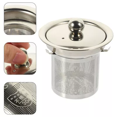  Tea Steeper Metal Teapot Infuser Insert Strainer Loose Leaves • £5.11