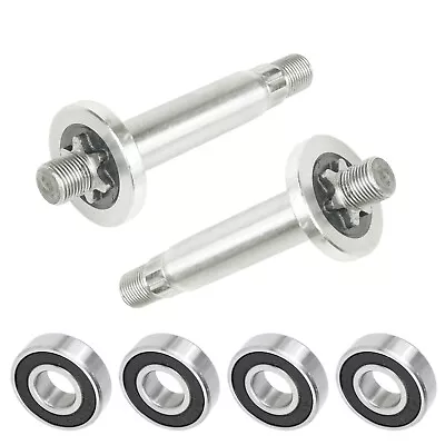 2 Spindle Shaft W/ Bearings For MTD Cub Cadet 7380927 738-0927 • $31.99