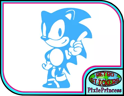 £3.05 • Buy Sonic Hedgehog G Vinyl Sticker Car Bike Truck Wrap Door Panel Wall Window Decal