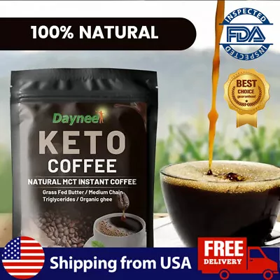 Keto Coffee Natural Healthy Diet MCT Instant Weight Loss Ships From USA • $22.31