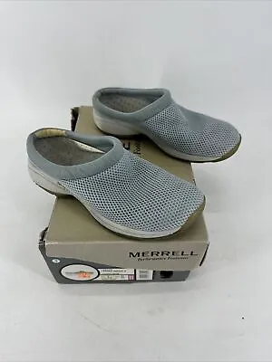 Merrell Women's Primo Breeze II Slide Slip-On Shoes Open Back Light Blue Size 9 • $22.49