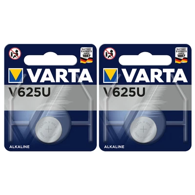 £2.99 • Buy LR09 Batteries Varta V625U PX625A 1.5V Alkaline X 2 Pack Long Expiry