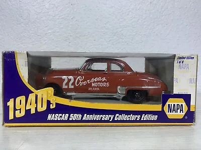 1949 Olds. 88 Red Byron #22 Overseas Motors NAPA 50th 1:24 Action Collectibles • $29.99