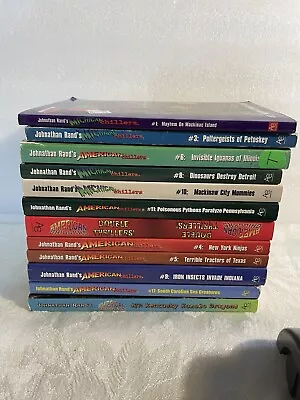 Lot 12 AMERICAN CHILLERS MICHIGAN CHILLERS PB Books ALL SIGNED By Johnathan Rand • $47.45