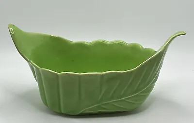 Vintage SHAWNEE  Green Leaf PLANTER Bowl  #439 8.25” Beautiful Condition MCM • $14.90