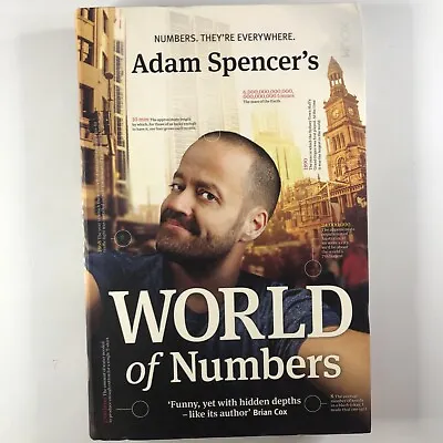 Adam Spencer's World Of Numbers By Adam Spencer Hardcover Mathematics Math Book • $15.95