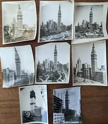 Vintage 1910s NYC Metropolitan Life Building Madison Square Photo Lot (8pcs) • $19.97