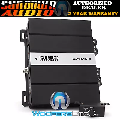 SUNDOWN AUDIO SAEv3-1000D MONOBLOCK 1000W RMS SUBWOOFERS BASS SPEAKERS AMPLIFIER • $199.99