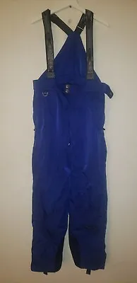 Spyder Ski Snow Bib Pants Blue Mens Overalls Men's Size Large • $24.49