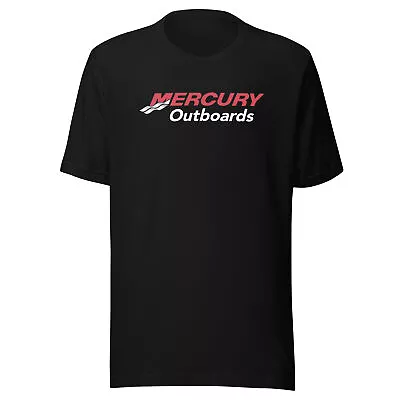 Mercury Boats Logo Outboards Unisex Tee Shirt S-5XL USA • $19.99