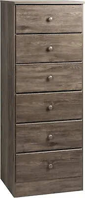 Astrid Simplistic 6-Drawer Tall Dresser For Bedroom Functional Chest Of Drawers • $135