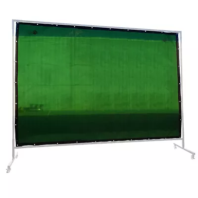 Green Welding Screen / Curtain - 1.8m X 3.4m - Industrial Qualiity -  Hampdon - • $109