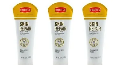 BL O' Keefes Skin Repair Body Lotion 7 Oz Tube - THREE PACK • $52.42
