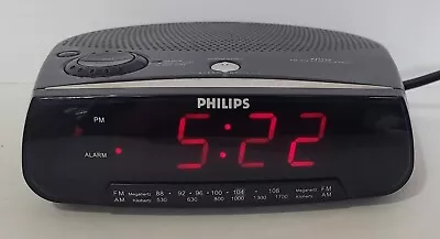 Philips AJ3120 Radio Alarm Clock AM/FM Tested & Working  • $22