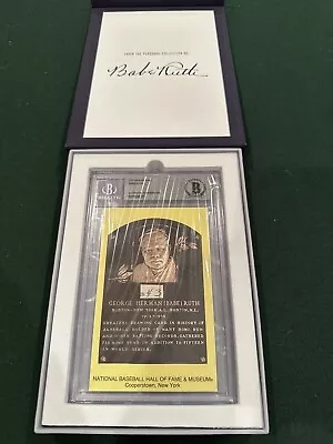 BABE RUTH Limited Edition Authentic Cut Handwritten Relic  43” Beckett BGS • $170