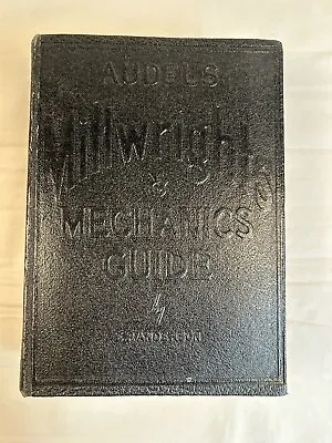 Audels Millwrights And Mechanics Guide By Anderson HB 1952 • $18.95