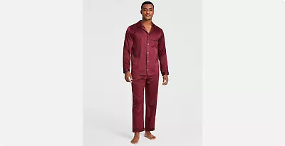 I.N.C. International Concepts Men's 2 Pc. Tipped Pajama Set Tile Red XL New • $35