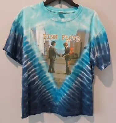 Vtg Pink Floyd Wish You Were Here 200O's Tie Dye T Shirt Mens Med Sundog Co • $23.98