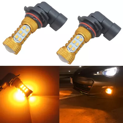 2pcs Amber Yellow 9006 HB4 9012 LED Fog Light Bulbs Car Truck Driving Fog Lamp • $14.99