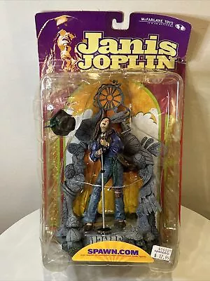 McFarlane Toys Janice Joplin Action Figure Microphone Glasses Hat 2000 • $4.99