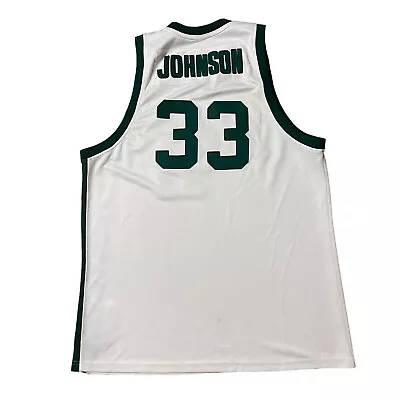 Earvin Magic Johnson #33 Michigan State 1976-79 Signature Series Jersey SZ 60 • $100