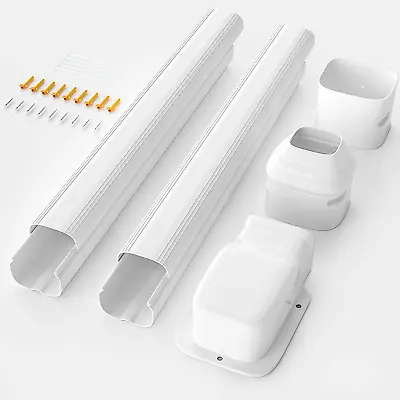 3'' 7.5Ft Line Set Cover Kit For Mini Split Ductless Air Conditioners And Heat P • $43.43