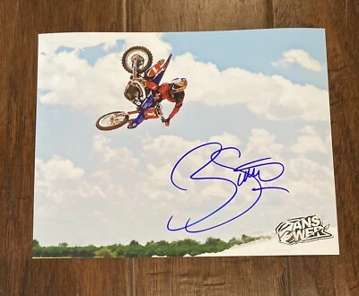 $39.99 • Buy James Bubba Stewart Signed 8x10 Photo Motocross Supercross Racing Legend Auto
